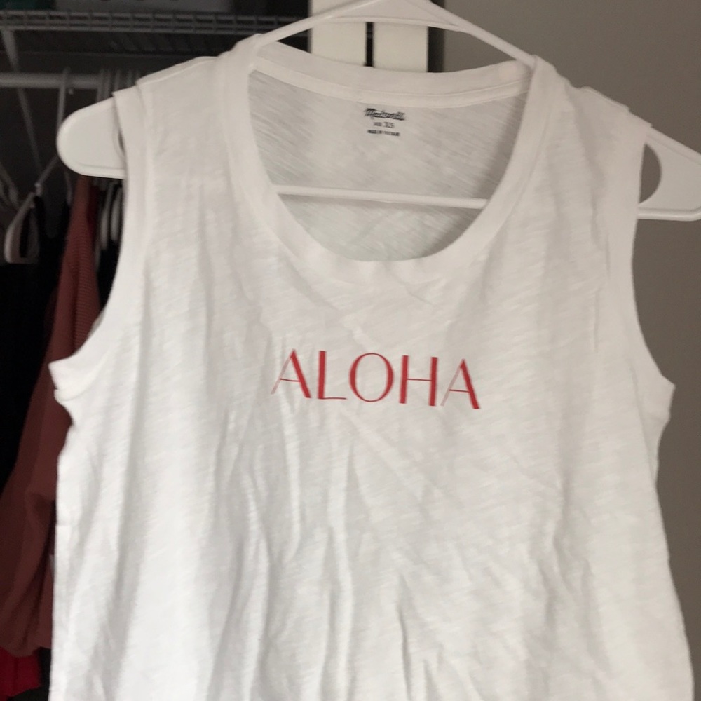Madewell Aloha Tank, NWOT - Picture 3 of 6